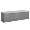 Evolve Storage Ottoman-OTM-L140-GY-AB