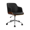 Evolve Wooden PU Leather Chair