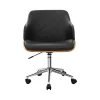 Evolve Wooden PU Leather Chair