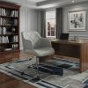 Evolve Wooden Office Chair Computer PU Leather Desk Chairs Executive Black Wood OCHAIR-BS-5639-BK