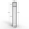 Serenity 1 Door Melamine Locker-dimensions