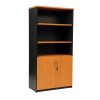 Origo Office Half Door Stationery Cupboard-Beech