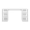Evolve 3 Level Desk with Storage & Bookshelf – White