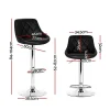 Evolve Criss Cross Bar Stool Set of 4-BA-K-704-BKX4