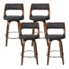 Evolve Swivel Bar Stool Black 76cm BA-TW-8569-H76-BKX4-AB