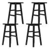 Evolve Wooden Bar Stools Set of 4