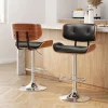 Evolve set of 2 Wooden Bar Stools