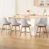 Wooden Swivel Bar Stool