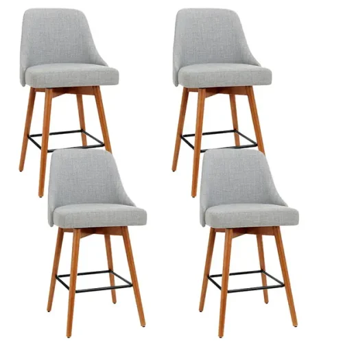 Wooden Swivel Bar Stool-main