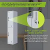 4-Digit Combination Lock 2-Door Vertical Locker for Office Gym Shed School Home Storage Grey-V63-832441