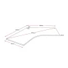 Desk top 1200x1200x700 120deg-dimensions