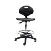 Lab Gas Lift Drafting Stool Ergonomic Chemical Resistant Industrial Seating