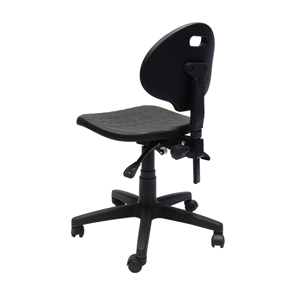 Lab Gas Lift Chair Ergonomic Chemical Resistant Industrial Seating