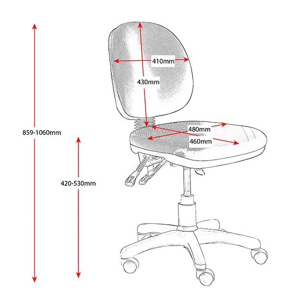 ET20 BK Operator Chair 3 Levers-line_draw