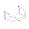 Serenity Screen Hung Shelf-dimensions
