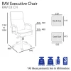 Rav 4 Executive High Back Chair-dimension