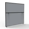 Screens 30mm Grey Fabric Black PC Frame