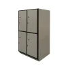 HYLKFH2H2W_4 Door Hybrid Locker Unit (2W x 2H)_1860H x 725W x 580D_Light Grey