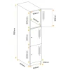 Cannon Laminate Vertical Lockers