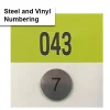 Steel and Vinyl Numbering