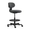 Yoyo Nylon Base Height Adjustable Swivel Office Stool