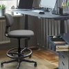 Yoyo Nylon Base Height Adjustable Swivel Office Stool