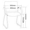 Vera Sled Base Hospitality Chair