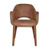 Nova Arm Chair Metal Solid Timber Indoor Lounge Dining Chair