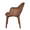 Nova Arm Chair Metal Solid Timber Indoor Lounge Dining Chair