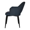 Nova Arm Chair Metal Moulded Foam Seat Indoor Dining Chair
