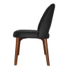 Nova Metal Solid Timber Moulded Foam Seat Indoor Dining Chair
