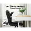 Evolve Office Chair Leather Computer Desk Chairs Executive Gaming Study Black