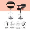 Evolve Wooden Bar Stool – Black and Wood