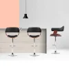 Evolve Wooden Bar Stool – Black and Wood