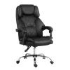 Evolve Executive Office Chair Leather Gaming Computer Desk Chairs Recliner Black