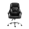 Evolve Executive Office Chair Leather Gaming Computer Desk Chairs Recliner Black
