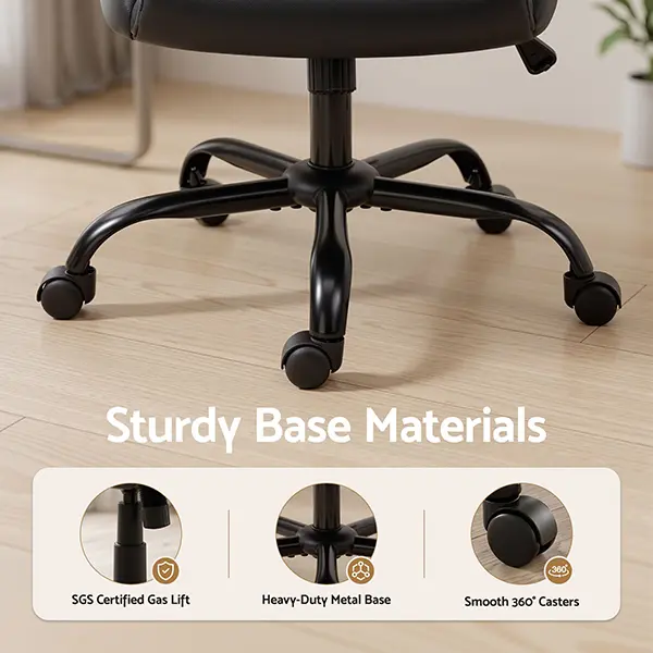Evolve Leather Executive Black Chair-OCHAIR-G-7023-BK