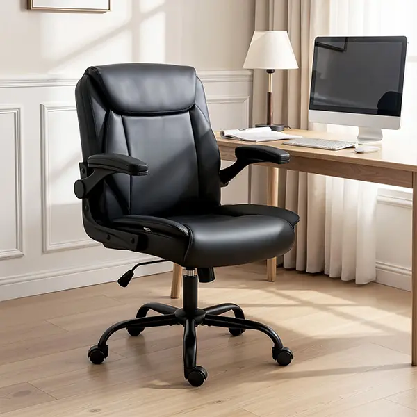 Evolve Leather Executive Black Chair-OCHAIR-G-7023-BK