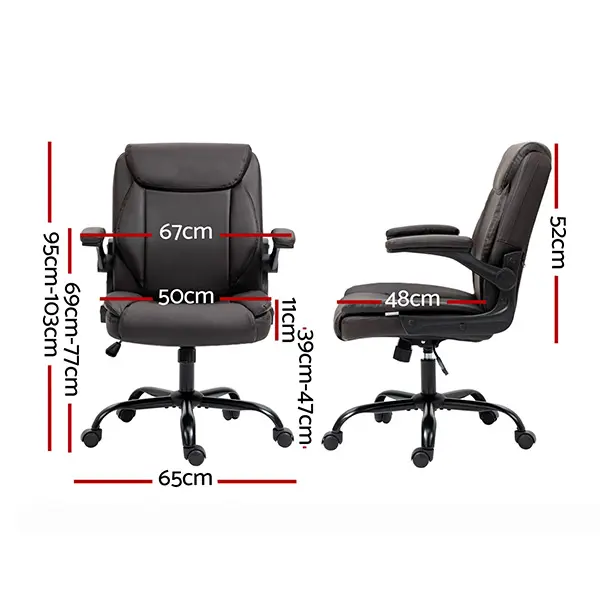 Evolve Executive Chairs Leather Brown OCHAIR-G-7023-BR