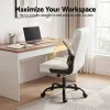 Evolve Office Chair Leather Computer Desk Chairs Executive Gaming Study White-OCHAIR-G-7023-WH