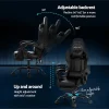 Evolve 6 Point Massage Gaming Leather Chair Black