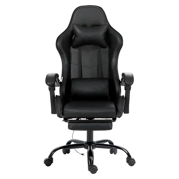 Evolve Massage Gaming Leather Chair Black