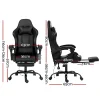 Evolve Massage Gaming Leather Chair Black