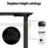 Evolve Standing Desk Electric Height Adjustable Sit Stand Desks Black 140cm