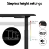 Evolve Electric Standing Desk Height Adjustable Sit Stand Desks Table Black
