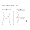 Kaleido Cantilever Chair FSKALRCAN46-dimensions