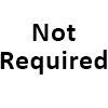 Not Required $0.00