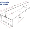 Deluxe Serenity Straight Double Sided 1800mm-6 Person Workstation with Screen-Loop Leg-Line Draw