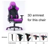 Corsair Purple Gaming Chair-3D armrest