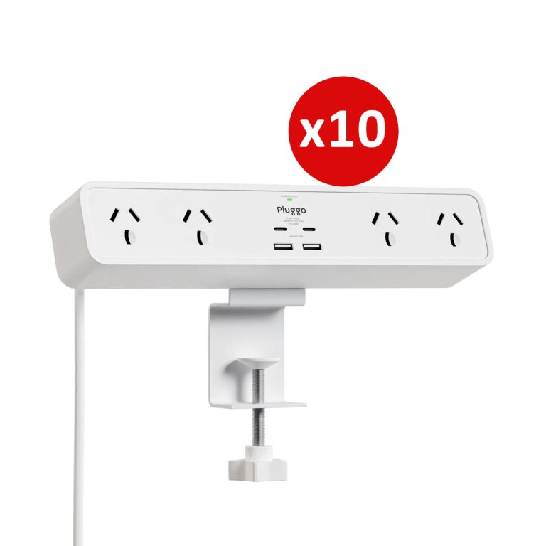 Pluggo II Fast Charge Desk Top Power Rail Bulk Deal | BDO Furniture